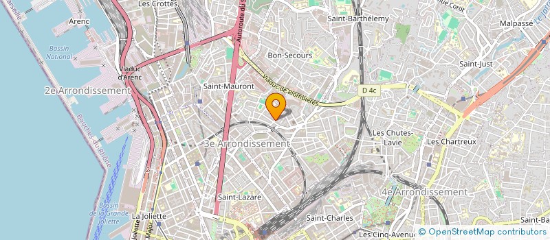 localisation de l'entreprise MADAME VALERIE VOYER à MARSEILLE