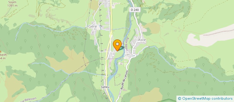 localisation de l'entreprise MADAME VALERIE WACHE  GERE-BELESTEN