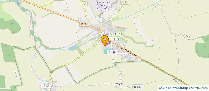 localisation de l'entreprise MADAME VALERIE WALLIAN  DONCOURT-LES-CONFLANS