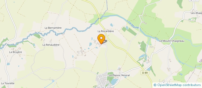 localisation de l'entreprise MADAME VALERIE WARD à BAZOGES-EN-PAREDS