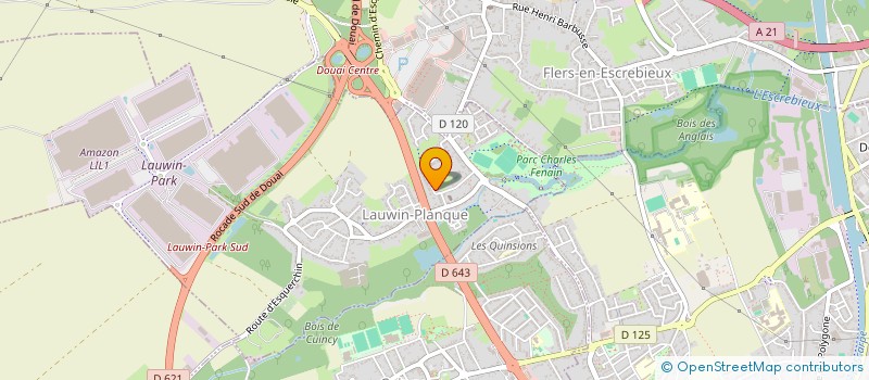 localisation de l'entreprise MADAME VALERIE WATTEZ  LAUWIN-PLANQUE