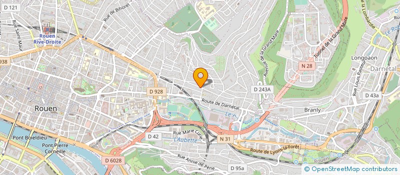 localisation de l'entreprise MADAME VALERIE WIESENDANGER à ROUEN