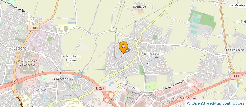 localisation de l'entreprise MADAME VALERIE WILLEMAN à ANGOULINS