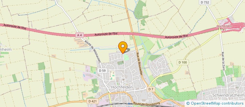 localisation de l'entreprise MADAME VALERIE WILLIG  HOCHFELDEN