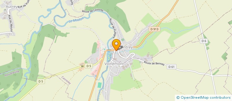 localisation de l'entreprise MADAME VALERIE WIRTZ  CEINTREY