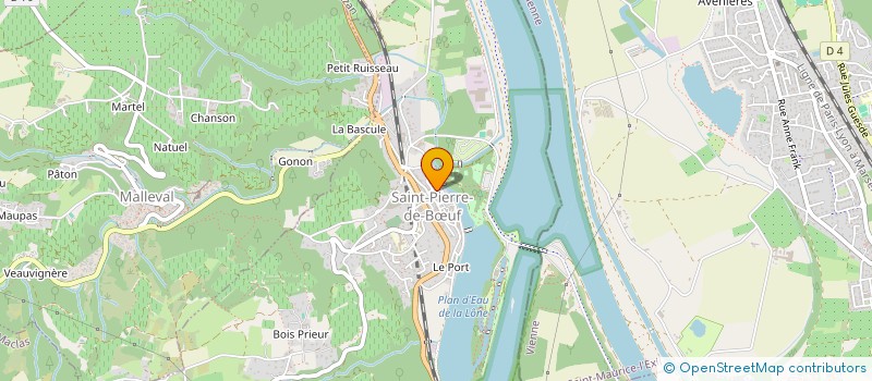 localisation de l'entreprise MADAME VALERIE WITZ  SAINT-PIERRE-DE-BUF