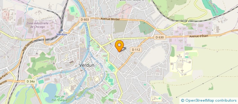 localisation de l'entreprise MADAME VALERIE WOITIER à VERDUN