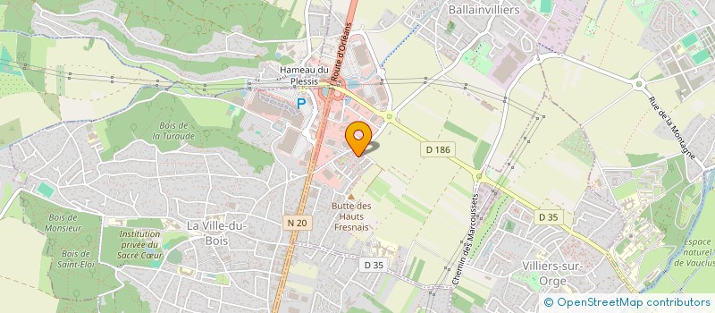 localisation de l'entreprise MADAME VALERIE WOLFF  BALLAINVILLIERS