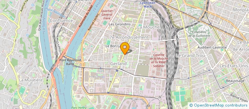 localisation de l'entreprise MADAME VALERIE WOULANE MOULIOM  LYON