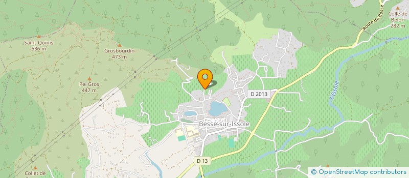 localisation de l'entreprise MADAME VALERIE WOZNIAK  BESSE-SUR-ISSOLE