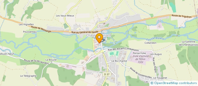 localisation de l'entreprise MADAME VALERIE WURM  CHATEAU-RENARD
