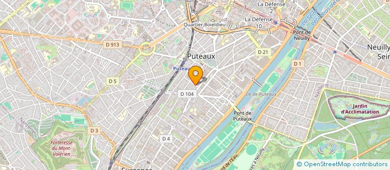 localisation de l'entreprise MADAME VALERIE YENG-SENG  PUTEAUX