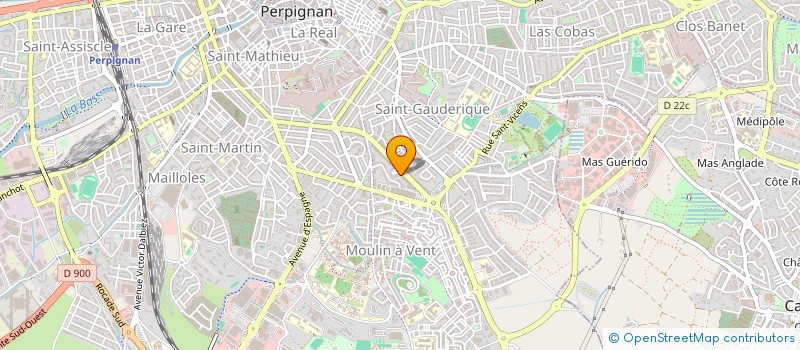 localisation de l'entreprise MADAME VALERIE YOKEL  PERPIGNAN