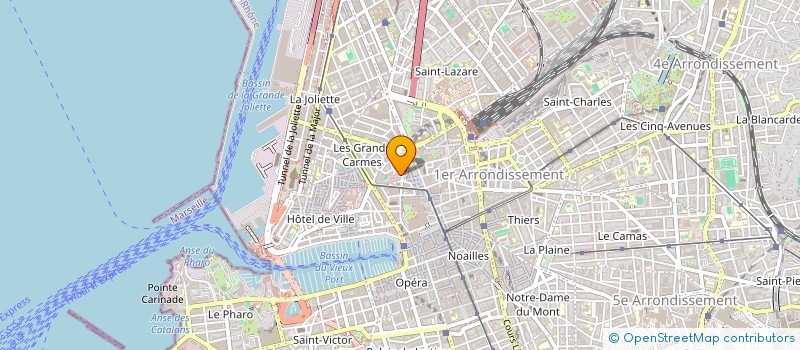 localisation de l'entreprise MADAME VALERIE YSIDEE à MARSEILLE