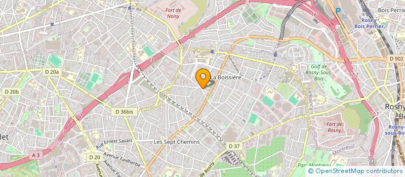localisation de l'entreprise MADAME VALERIE ZACCOMER à MONTREUIL