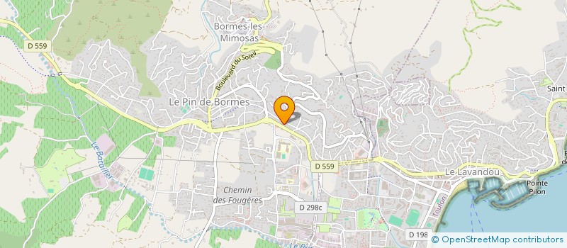 localisation de l'entreprise MADAME VALERIE ZAPATA  BORMES-LES-MIMOSAS