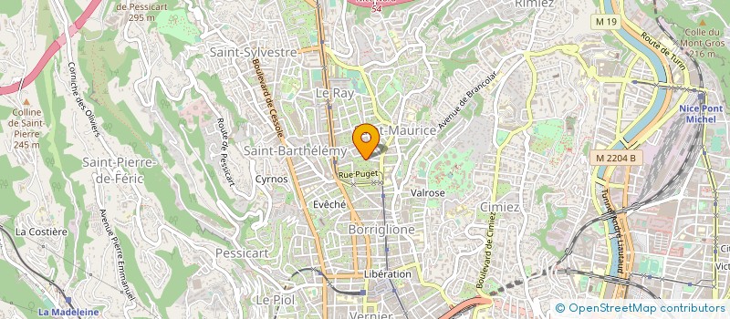 localisation de l'entreprise MADAME VALERIE ZENOU à NICE