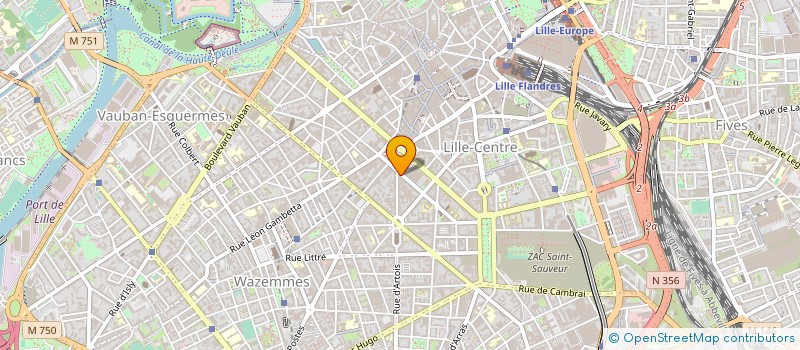 localisation de l'entreprise MADAME VALERIE ZIMMERMANN à LILLE