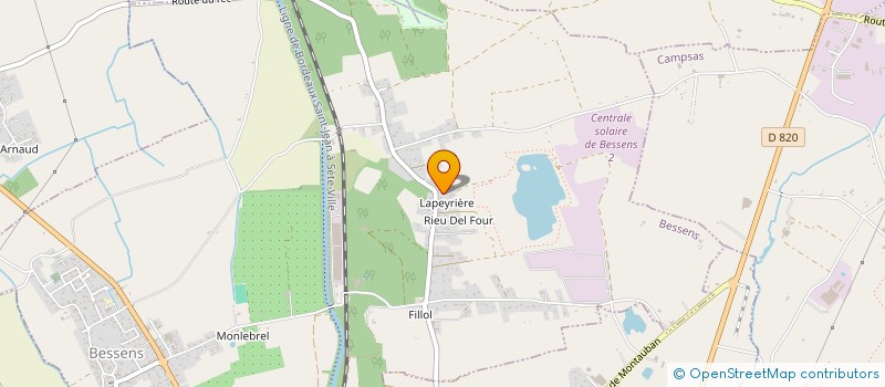 localisation de l'entreprise MADAME VALERIE ZOCCA  BESSENS