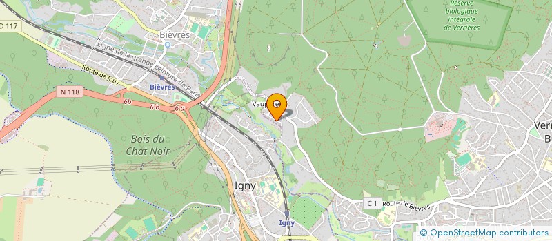 localisation de l'entreprise MADAME VALERIE ZYSMAN à VERRIERES-LE-BUISSON