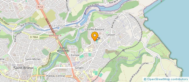 localisation de l'entreprise MADAME VALERIIA KHOCHUNSKA à SAINT-BRIEUC