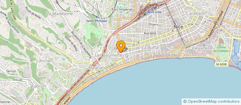 localisation de l'entreprise MADAME VALERIIA SAFRONKOVA à NICE