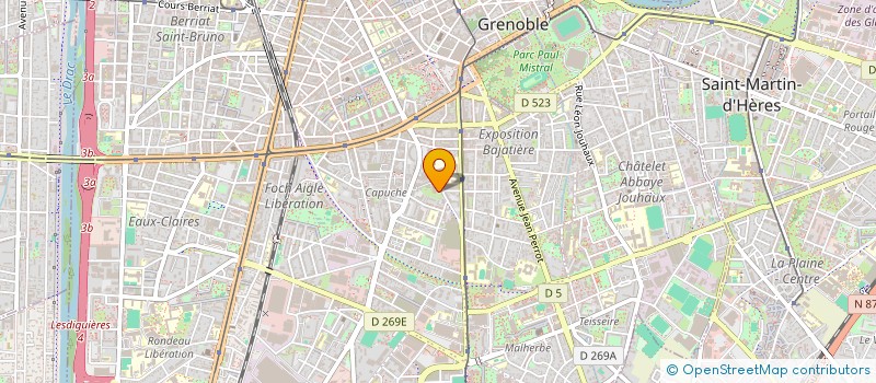 localisation de l'entreprise MADAME VALERJA KODHELAJ  GRENOBLE