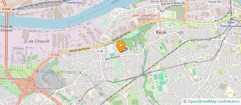 localisation de l'entreprise MADAME VALERY AUBERT  BOUGUENAIS