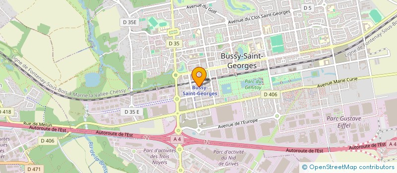 localisation de l'entreprise MADAME VALERY AUDIGE  BUSSY-SAINT-GEORGES