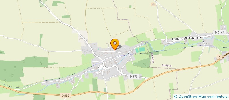 localisation de l'entreprise MADAME VALERY BOULANGER à ALLERY