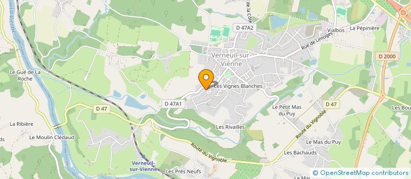 localisation de l'entreprise MADAME VALERY CAMPISTRO à VERNEUIL-SUR-VIENNE