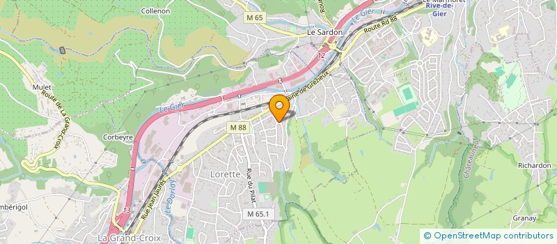 localisation de l'entreprise MADAME VALERY GOMEZ  LORETTE