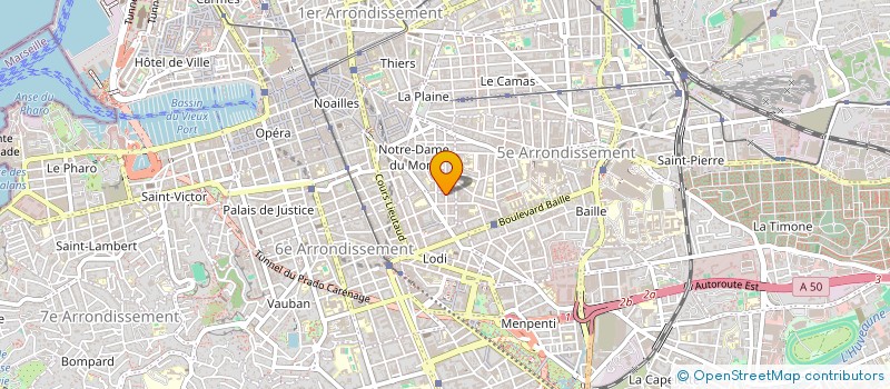 localisation de l'entreprise MADAME VALERY MERLANO  MARSEILLE