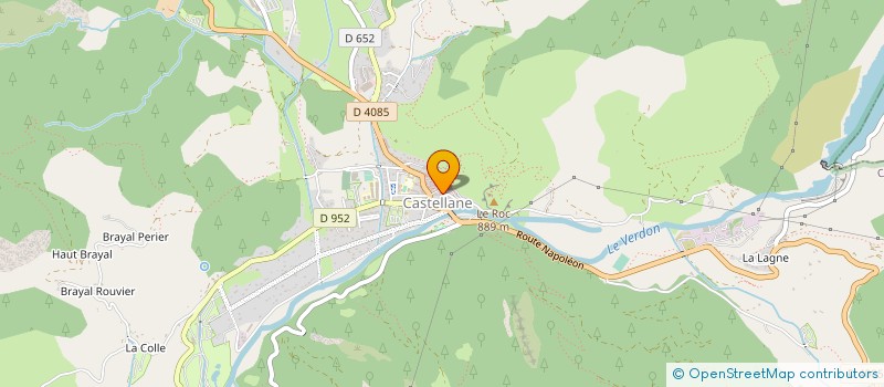 localisation de l'entreprise MADAME VALERY SAUVAIRE à CASTELLANE