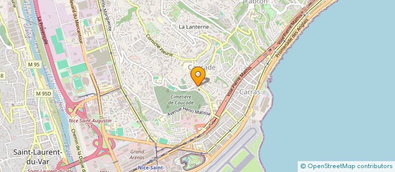 localisation de l'entreprise MADAME VALERY SCHIANO DI FERRUZZO à NICE
