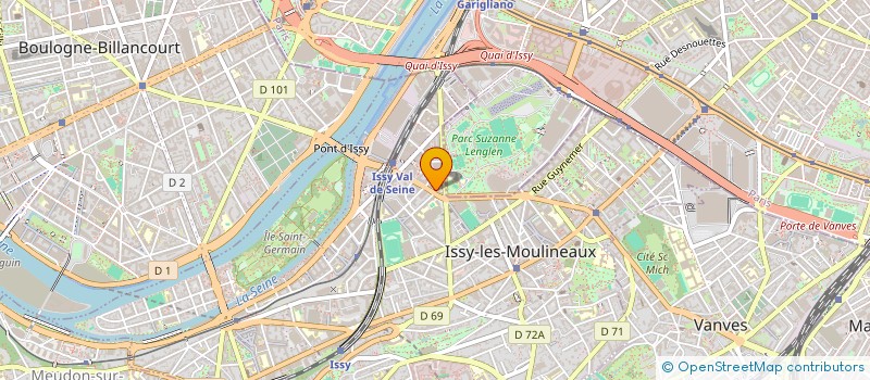 localisation de l'entreprise MADAME VALERYIA BELAYA  ISSY-LES-MOULINEAUX