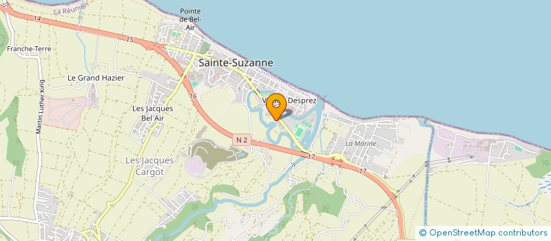 localisation de l'entreprise MADAME VALESKA MALET  SAINTE-SUZANNE