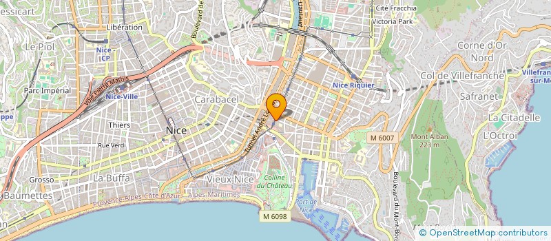 localisation de l'entreprise MADAME VALHLENE ANGEU à NICE
