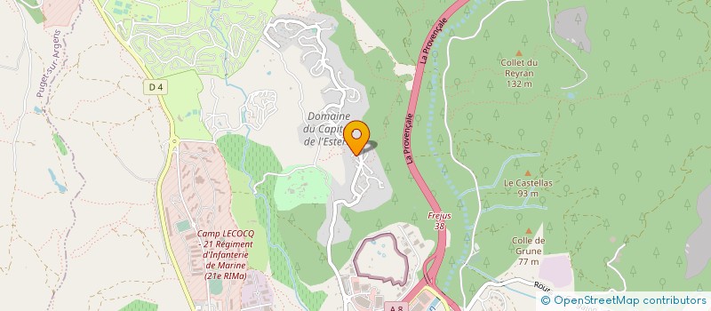 localisation de l'entreprise MADAME VALIA CUADRADO à FREJUS