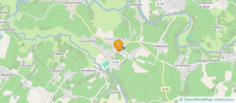 localisation de l'entreprise MADAME VALLEE DELOUMEAU  SAINT-FIACRE-SUR-MAINE