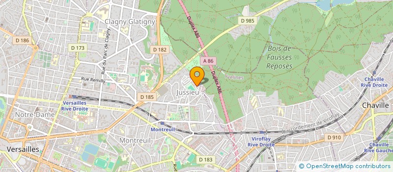 localisation de l'entreprise MADAME VALLI KUMARESAN à VERSAILLES