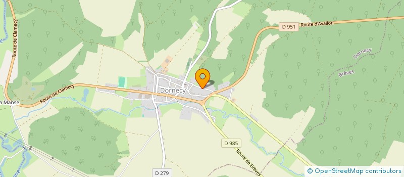 localisation de l'entreprise MADAME VALORYS TRINQUET  DORNECY