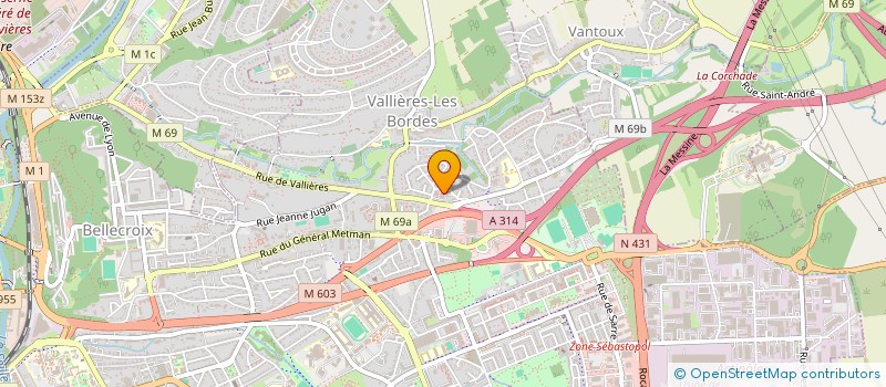 localisation de l'entreprise MADAME VAN-MAI NGUYEN  METZ