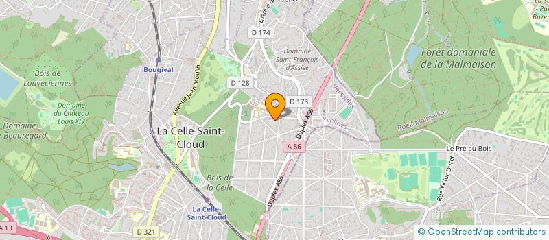 localisation de l'entreprise MADAME VAN TRAN à LA CELLE-SAINT-CLOUD