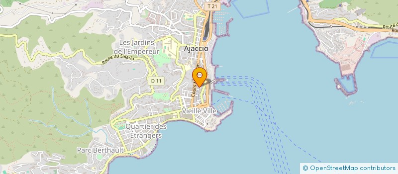 localisation de l'entreprise MADAME VANA ETTORI à AJACCIO