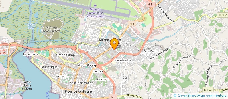 localisation de l'entreprise MADAME VANCIA BIJOU à LES ABYMES