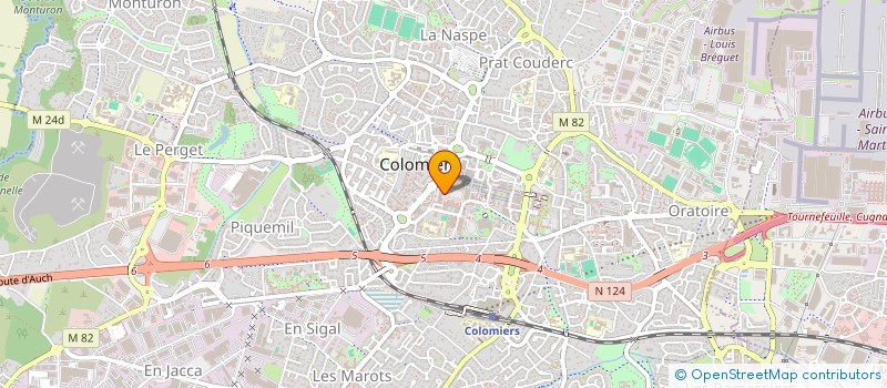 localisation de l'entreprise MADAME VANDA DOS SANTOS HOLLES à COLOMIERS