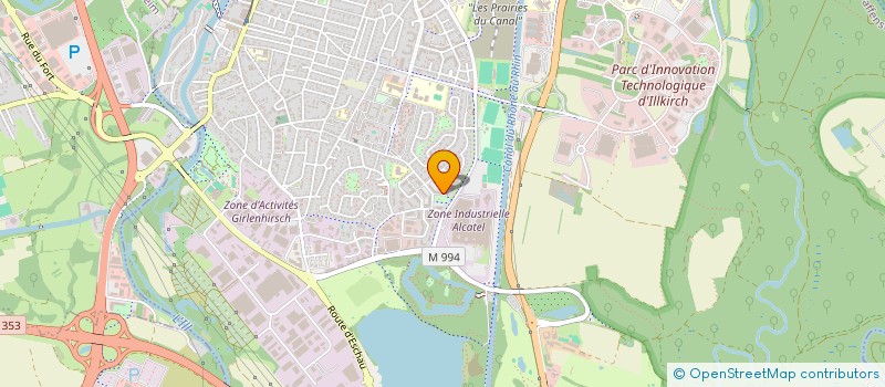 localisation de l'entreprise MADAME VANDANA BAICU  ILLKIRCH-GRAFFENSTADEN