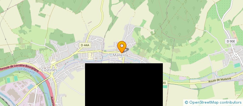 localisation de l'entreprise MADAME VANDANA MIA CALDARAS  MALLELOY