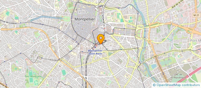 localisation de l'entreprise MADAME VANELLY TRANCHOT à MONTPELLIER